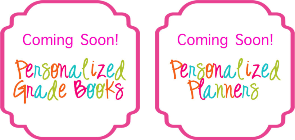 Personalized planners and personalized grade books