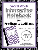 Interactive Notebook for Prefixes and Suffixes