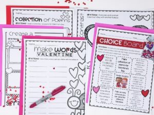 Valentine's day activities for upper elementary