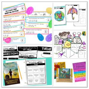 April Teaching Resources for upper elementary