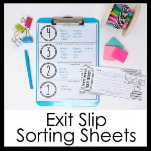 , Exit Slips ~ The How and the Why