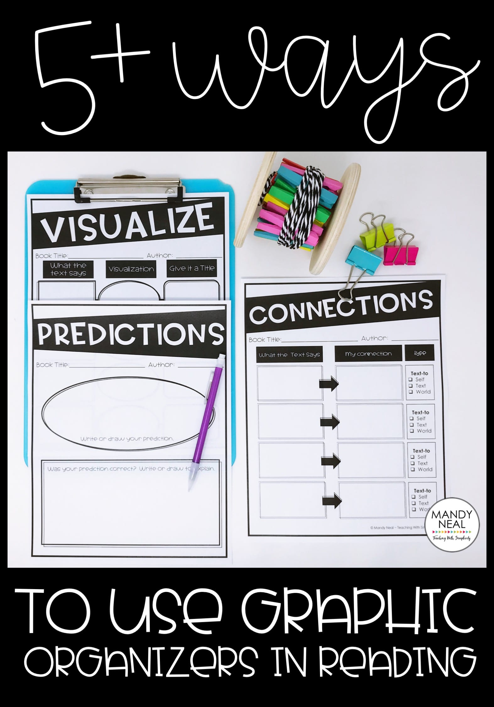 , 5 + Ways to Use Graphic Organizers in Reading