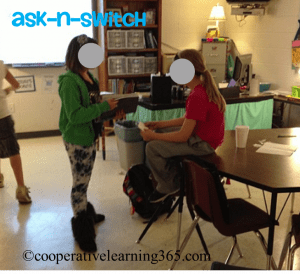 ask n switch - classroom learning activity