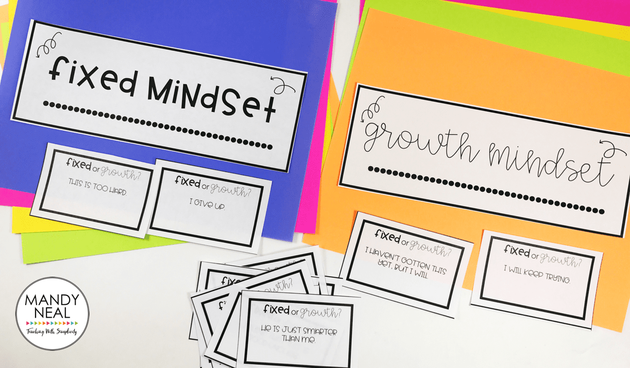 Growth mindset activities for elementary