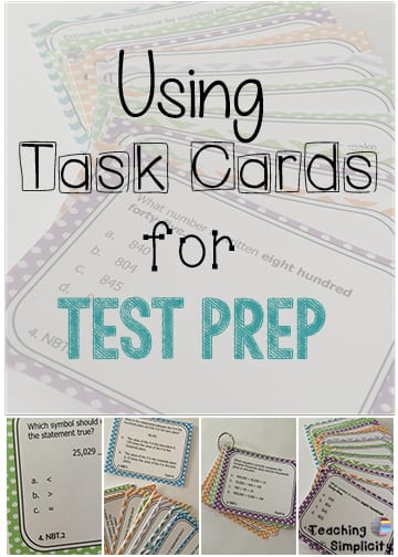 Task Cards for Test Prep