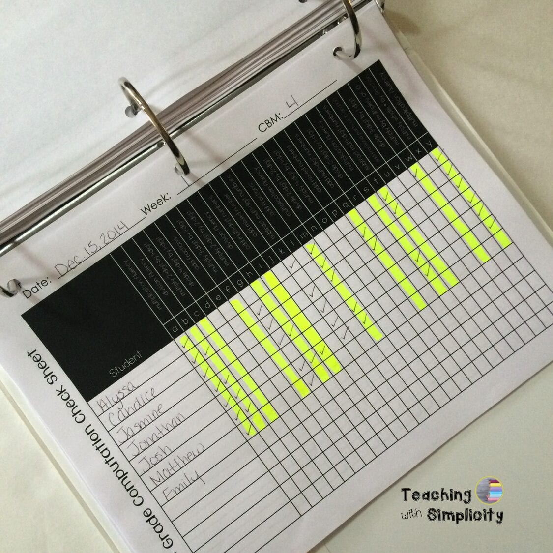 student tracking sheet for rti