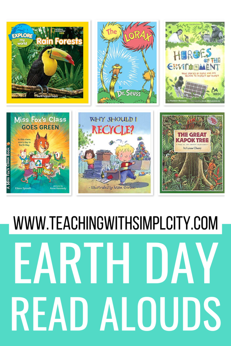 Earth day activities and read alouds