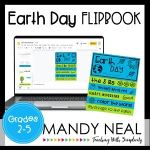 Earth Day Flipbook - classroom activity for students available online