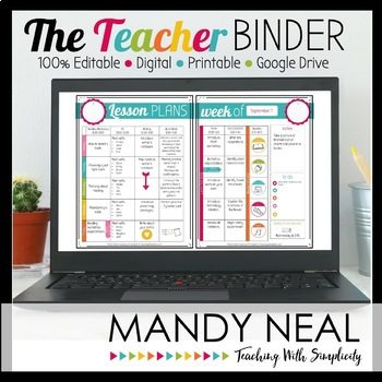 All in One Teacher Binder