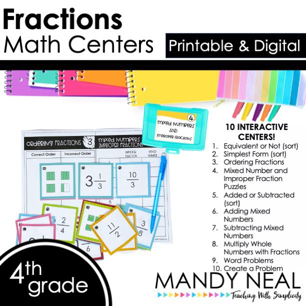 , 5 Easy to Implement Fraction Games