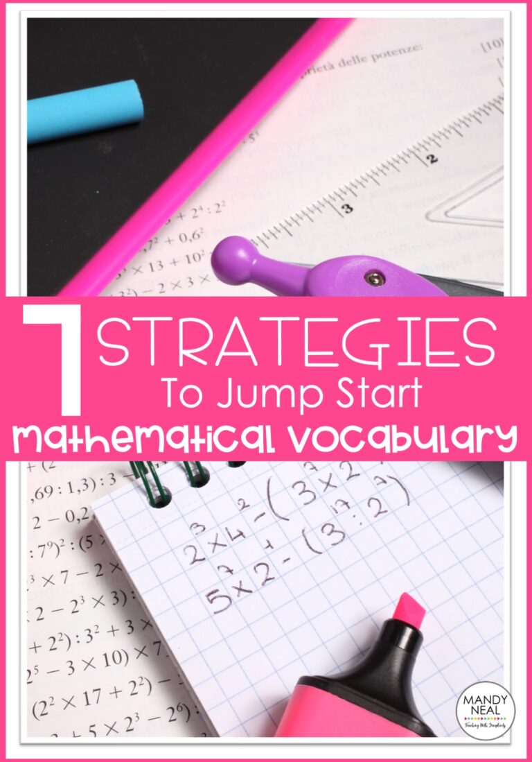 7 strategies for teaching math vocabulary