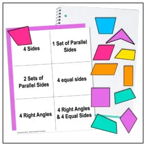 Classify Quadrilaterals activities