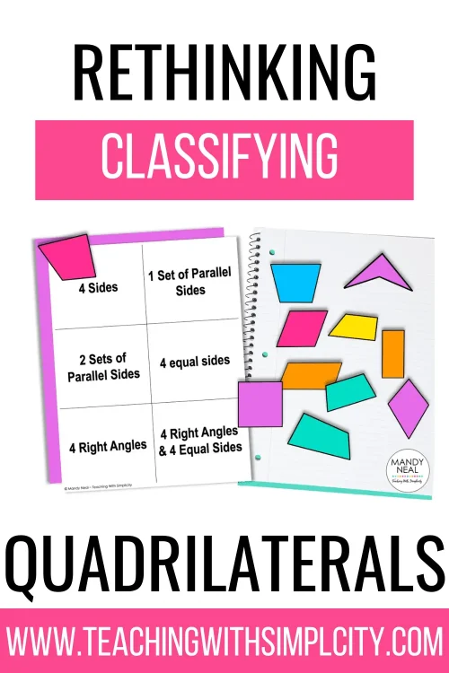 Classify Quadrilaterals lesson