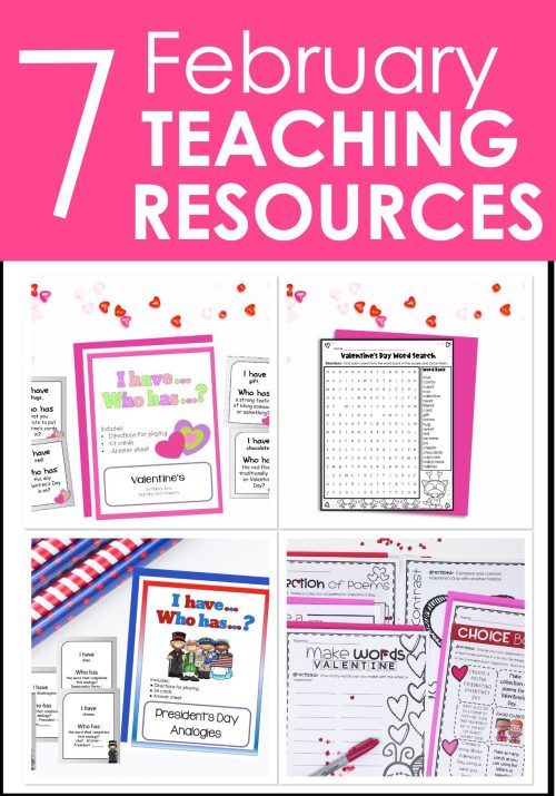 February teaching ideas and activities